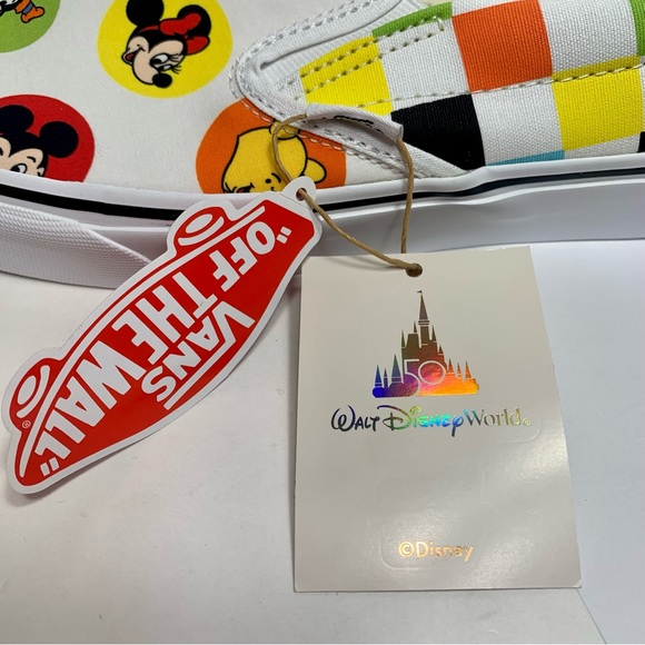 NIB. Disney Vans Sneakers. Adult Size 10. new with tag in box - Picture 7 of 12